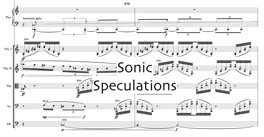 Sonic Speculations (2021)